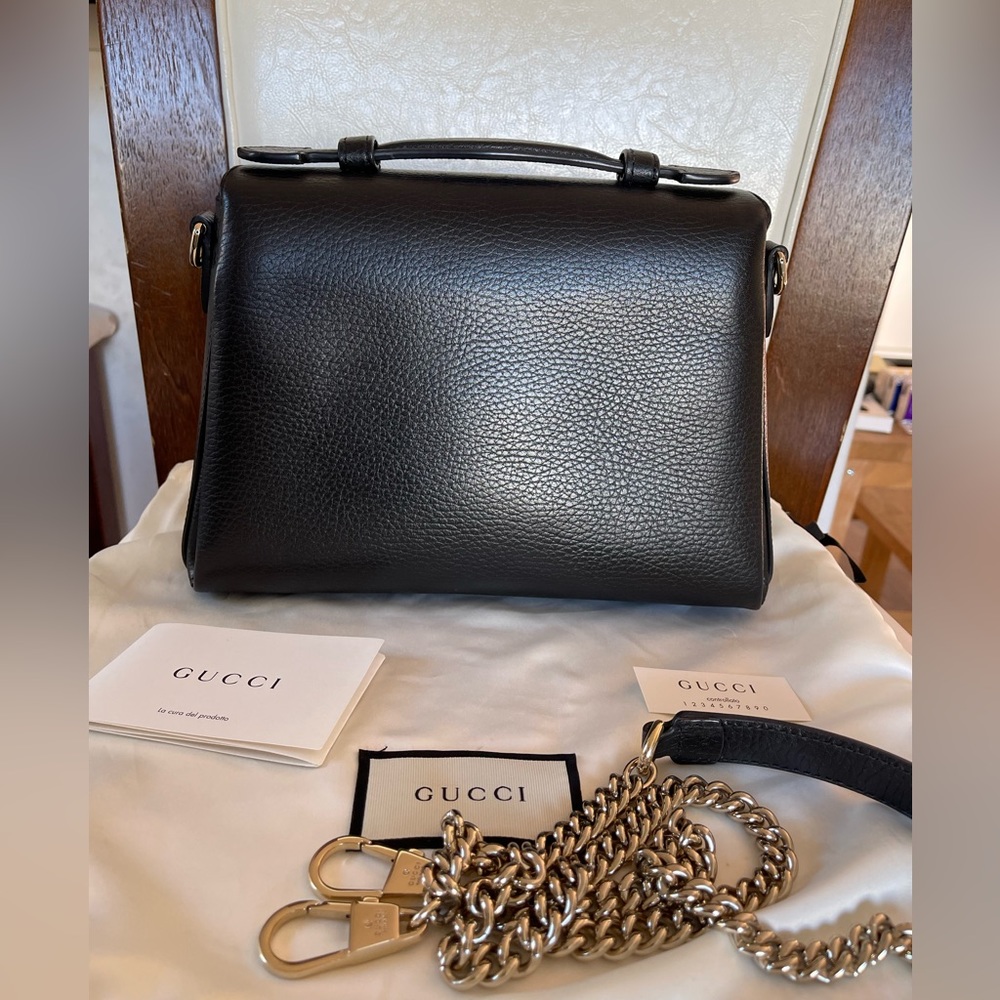 Gucci interlocking Top Handle. - Picture 4 of 10
